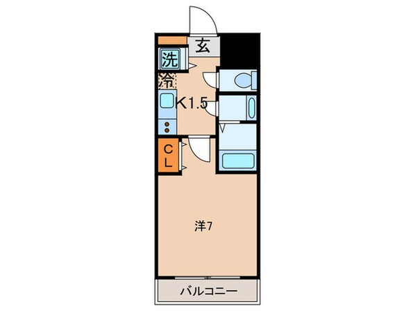 ミリアレジデンス赤坂の物件間取画像